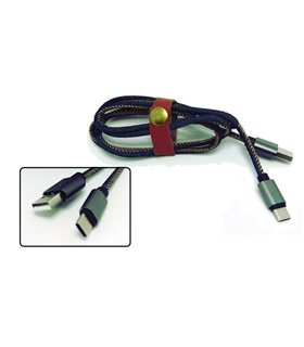 Кабель для зарядки и передачи файлов data USB - microUSB Type C (14969)