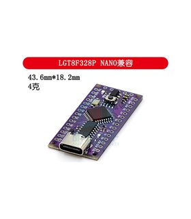 Плата контроллер LGT8F328P LQFP32 MiniEVB Arduino NANO V3.0 (16835)