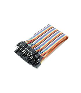 Соединительные провода джамперы Dupont папа-мама 30см Arduino (10471) Соединительные провода джамперы Dupont папа-мама 30см Arduino (10471)