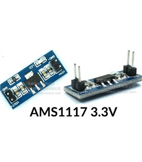 Модуль электропитания 3.3В на основе AMS1117-3.3V (10446) Модуль электропитания 3.3В на основе AMS1117-3.3V (10446)