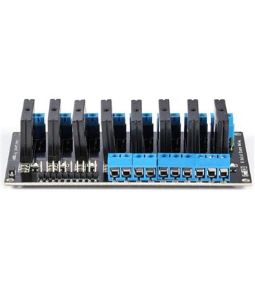 Модуль реле твердотельного 8-канальный на G3MB-202P 5V 2A (17525)