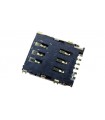Держатель карты micro SIM-карты 6pin откидной слот (18497) Держатель карты micro SIM-карты 6pin откидной слот (18497)
