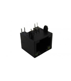 Разъем гнездо RJ45 56-8P8C с подсветкой (18152)