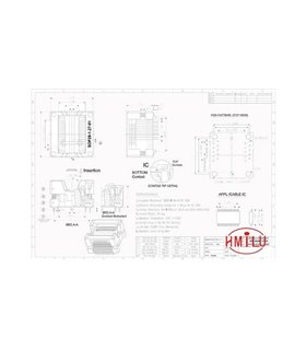 Переходник с SOP20 и SOP8 с шагом 1.27мм на DIP20 (16992)