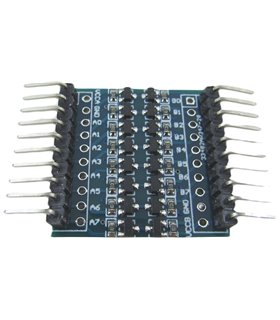 Модуль преобразования уровней двухсторонний 8-канальный 5V-3V I2C UART SPI (18944)