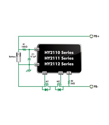 Контроллер балансир BMS LiFePo Hycon HY2212-BB3A AB3A (14256)