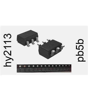 Микросхема защиты литиевой батареи HY2113-PB5B IC SOT-23-6 (15770)