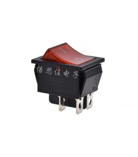 Переключатель без подсветки два положения KCD4 250V 16A (16380)