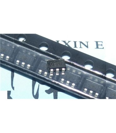 Защитный чип Li-ion Li-Po аккумулятора DW01 SMD SOT23-6 (12307)