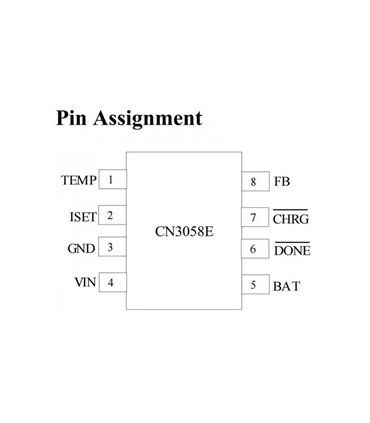 Чип микросхема CN3058E под LiFePO4 (11520)