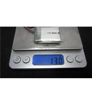 Высокотоковый аккумулятор LiPo 3.7V 25C 812535 450mah molex 13g (16014)