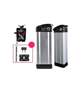 Корпус батареи электровелосипеда Haiba Shell 425*135*90мм планка 325мм алюминий (18799)