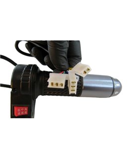 Комплект ручка газа с переключателем на три и два положения 22мм (15204)