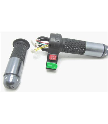 Комплект ручка газа с кнопкою и тумблером 3 положения с ручкой (15276)