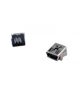 Разъем под пайку mini USB (14284)