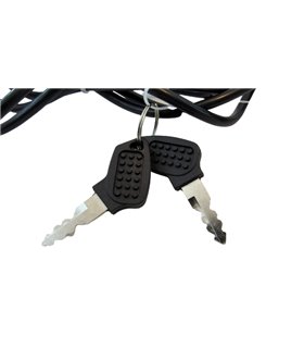 Комплект ручка газа с LCD дисплеем и замком зажигания 48V (15197)