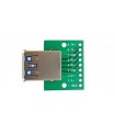 Разъем гнездо USB 3.0 на плате Arduino (11378) Разъем гнездо USB 3.0 на плате Arduino (11378)