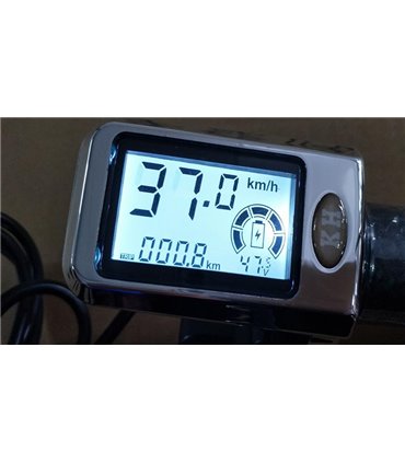 Комплект ручка газа с LCD дисплеем и замком зажигания 48V (15197)