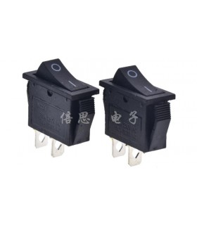 Переключатель монтажный KCD3-101N KCD3 черный 15A 250V (11878)
