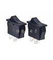 Переключатель монтажный KCD3-101N KCD3 черный 15A 250V (11878)