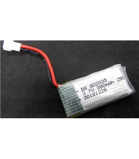 Высокотоковый аккумулятор LiPo 3.7V 25C 802035 380mah molex 10g (16015)