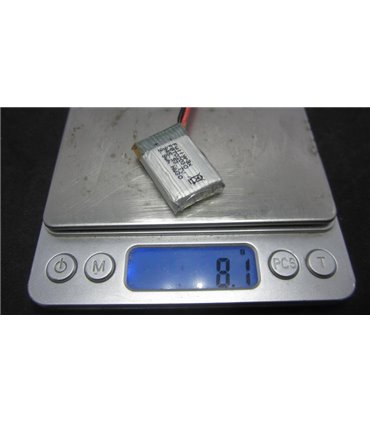 Высокотоковый аккумулятор LiPo 3.7V 25C 702030 hw30 250mah molex 8.1g (16006)