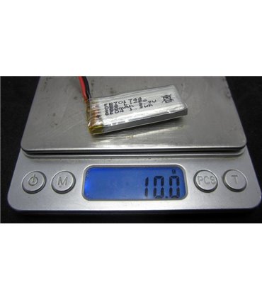 Высокотоковый аккумулятор LiPo 3.7V 25C 701744 350mah molex 10g (16010)