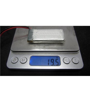 Высокотоковый аккумулятор LiPo 3.7V 20C 802351 700mah jst 19.5g (16012)