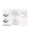 USB разъем 1шт (10673) USB разъем 1шт (10673)