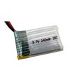 Высокотоковый аккумулятор LiPo 3.7V 20C 702030 240mah molex 8g (16008)