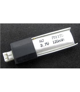 Высокотоковый аккумулятор LiPo 3.7V 20C 701130 120mah 3.7g (16013)