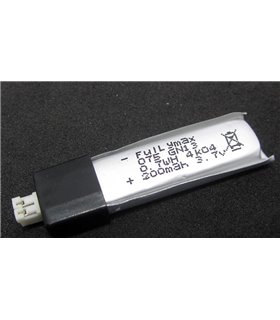 Высокотоковый аккумулятор LiPo 3.7V 20C 551146 200mah 5.2g (16011)