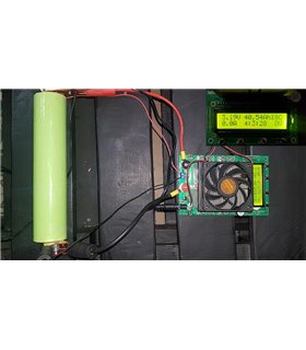 Высокотоковый аккумулятор Li-Ion 40ah 3.7V 3mOm 224*49мм с резьбой (16052)