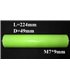 Высокотоковый аккумулятор Li-Ion 20Ah 3.7V 3mOm 224*49мм с резьбой (15944)