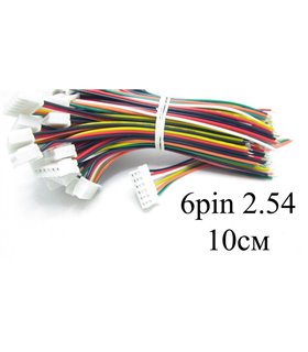 Балансировочный кабель 6pin 10см со штекером 2.54 (15249) Балансировочный кабель 6pin 10см со штекером 2.54 (15249)