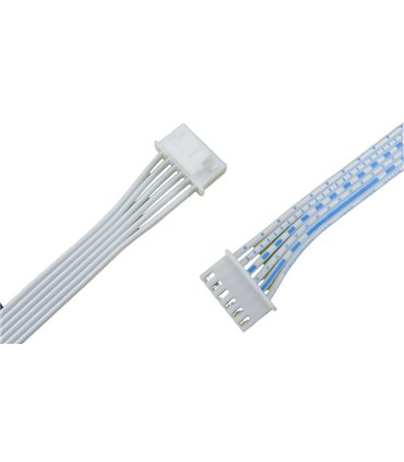 Шлейф кабель XHB2.54 с зажимом 6pin 20см (18675)