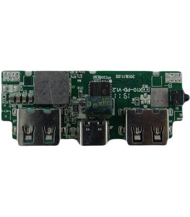 Плата Power Bank QC2.0 2*USB 56*21мм с разборки (18951)