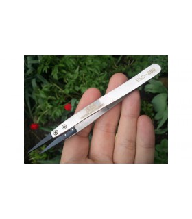 Пинцет стальной антистатический ESD-259 (11083)