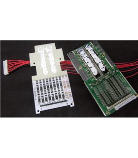 Плата защиты заряда разряда балансир BMS LiFePo 16S 48V 90A (15012)