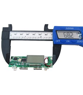 Плата Power Bank 2*USB 5V 2A 2*micro 68*18мм (18581)