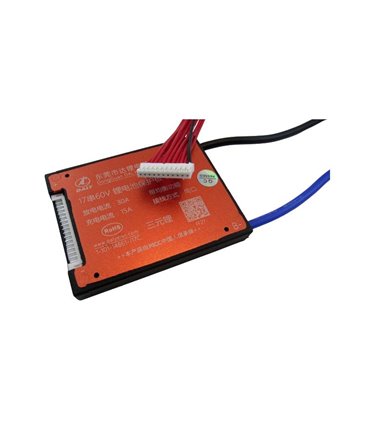 Плата защиты заряда разряда BMS Daly Li-Ion 60V 30A 17S 80*60*12mm (17167)