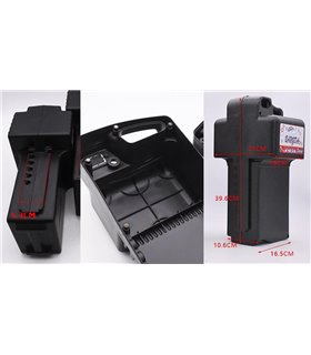 Батарейный корпус отсек аккумулятора электровелосипеда 48V 12A 5см (15220)