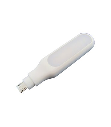 Светильник LED для телефона белый цвет micro USB (17148)