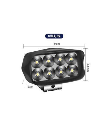 Фара для электровелосипеда водонепроницаемая LED 12-90V 24W (17495)