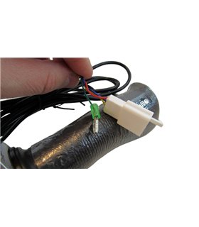 Ручка газа пара для электровелосипеда с индикатором заряда под 24V (17481)