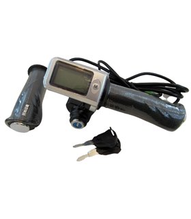 Ручка газа пара для электровелосипеда с LCD дисплеем под 72V (17479)
