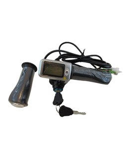 Ручка газа пара для электровелосипеда с LCD дисплеем под 60V (17478)