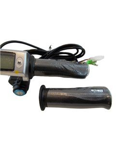 Ручка газа пара для электровелосипеда с LCD дисплеем под 60V (17478)