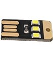 Фонарик миниатюрный ночник LED USB 5V холодный свет (19327)