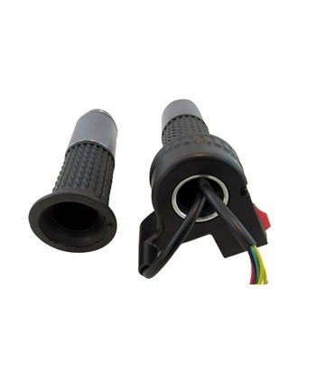 Ручка газа для электровелосипеда пара с переключателем (17471)